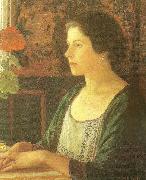 Laurits Tuxen nina, kunstnerens datter oil painting reproduction